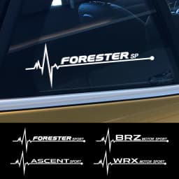 For Subaru XV Forester WRX Levorg Sti Ascent Legacy BRZ Outback Crosstrek Tribeca Accessories Car Side Window Sticker and Decals