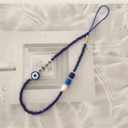 Cell Phone Chains Beaded Mobile Strap Boho Style Lanyard Polymer Clay Pearl Chain For Mobile Phone Holder Accessories