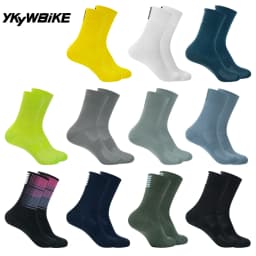 YKYWBIKE Sports Racing Cycling Socks Professional Brand Sport Socks Breathable Road Bike Bicycle Socks Men and Women Outdoor