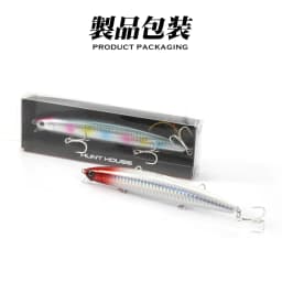 Hunthouse Tungsten Minnow Fishing Lure 135mm 21g Dynamic Balance Casting System Floating Wobblers Bait For Bass Blue Fish LW430