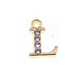 10/26pcs 13*10mm Alloy inlaid rhinestones 26 Letter Charms Pendants for Women Necklace earring jewelry accessories model