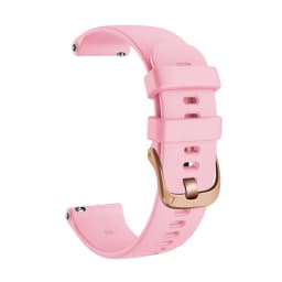 Rose Gold Buckle 18 20 22mm Soft Silicone Wrist Band For Garmin Venu 2 2S SQ Vivoactive 3t 4 Forerunner 745 Watchband Bracelet