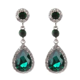 Hot Sale Water Droplets Dangle Earrings for Women Elegant CZ Crystal Shining Long Hanging Ear Fashion Wedding Party Jewelry