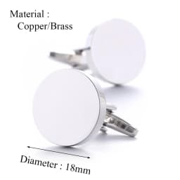 Personalized Custom Mens Shirt Cufflinks For Father Wedding Gift Customized Cuff Buttons Male Jewelry Sliver Suit Cufflink