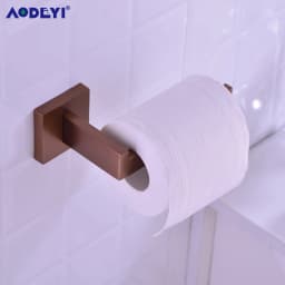 Bathroom Accessories Toilet Paper Holder Brushed Rose Gold Towel Hooks Stainless Steel Bedroom Wall Mount Bath Hardware Sets