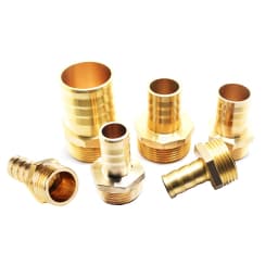 Pagoda Brass Pipe Fitting 6/8/10/12/14/16mm Hose Barb Tail 1/8" 1/4" 3/8" 1/2" BSP Male Connector Joint Copper Coupler Adapter