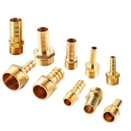 Pagoda Brass Pipe Fitting 6/8/10/12/14/16mm Hose Barb Tail 1/8" 1/4" 3/8" 1/2" BSP Male Connector Joint Copper Coupler Adapter