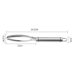 Fish Scales Scraping Graters Stainless Fast Cleaner Remove Skin Brush Cleaning Peeler Scraper Bone Scaler Tongs Tweezers Tool