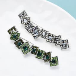 Wuli&baby Big Letter Rhinestone Brooch Pins Women 2 Colors Geometric Punk Women Sweater Coat Jewelry Pin Gift