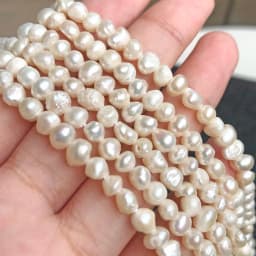 Real Natural Freshwater Pearl Irregular Cultured Small Pearls Punch Beads For Jewelry Making Diy Women's Necklace Bracelet