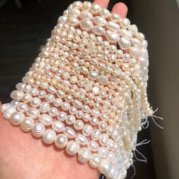 Real Natural Freshwater Pearl Irregular Cultured Small Pearls Punch Beads For Jewelry Making Diy Women's Necklace Bracelet