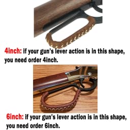 Handcrafted Leather Lever Wrap for Rifles Shotguns Lever Action For Shooting