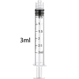 3CC/ML Plastic Syringe Luer Lock Without Needle Bulk Package Use for Lab,Measurement and Dispensing and industrial use only