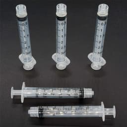 3CC/ML Plastic Syringe Luer Lock Without Needle Bulk Package Use for Lab,Measurement and Dispensing and industrial use only