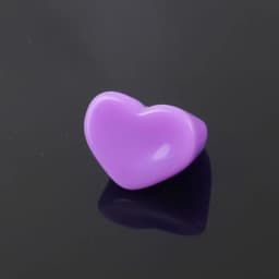 FishSheep Big Colorful Resin Heart Rings For Women Korean Geometric Transparent Shiny Acrylic Ring Girls Fashion Jewelry Gifts