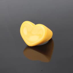 FishSheep Big Colorful Resin Heart Rings For Women Korean Geometric Transparent Shiny Acrylic Ring Girls Fashion Jewelry Gifts