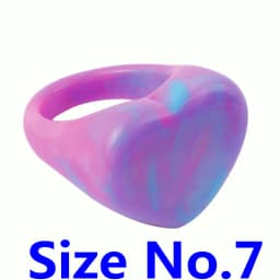 FishSheep Big Colorful Resin Heart Rings For Women Korean Geometric Transparent Shiny Acrylic Ring Girls Fashion Jewelry Gifts