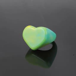 FishSheep Big Colorful Resin Heart Rings For Women Korean Geometric Transparent Shiny Acrylic Ring Girls Fashion Jewelry Gifts