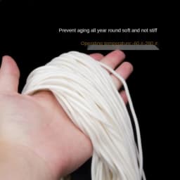 Foamed Silicone Rubber Seal Strip Silicon Sponge Cord Round Solid VMQ  Dia.1/2/3/4/4.5/5/6/7/8/9/10/11/12-30