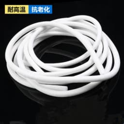 Foamed Silicone Rubber Seal Strip Silicon Sponge Cord Round Solid VMQ  Dia.1/2/3/4/4.5/5/6/7/8/9/10/11/12-30