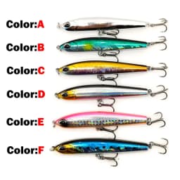 OUTKIT New Sinking Pencil Lure Freshwater Diving Artificial Trembling Fake Bait For Trout Pike Perch Tackle Creek Wobblers