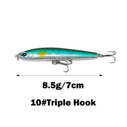 OUTKIT New Sinking Pencil Lure Freshwater Diving Artificial Trembling Fake Bait For Trout Pike Perch Tackle Creek Wobblers