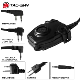 TAC-SKY tactical headset accessories U94 Ptt adapter a build button for airsoft radio walkie-talkie shooting headset