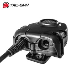 TAC-SKY tactical headset accessories U94 Ptt adapter a build button for airsoft radio walkie-talkie shooting headset