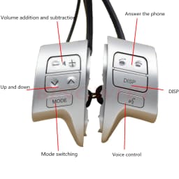For Toyota Corolla ZRE15 2007 - 2009 New Button Switchs 84250-02200 Multifunction Bluetooth Steering Wheel Audio Control Switch