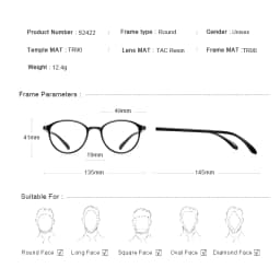 MERRYS DESIGN Classice TR90 Glasses Frames For Men Women Eyewear Optics Frame Prescription Glasses Frames Optical Eyewear S2422