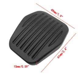 2Pcs Car Brake Clutch Pedal Rubber Pad Cover For Ford Focus III CMAX C-MAX II Kuga MK2 2005 - 2011 Auto Car-styling 1234292