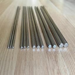 1/5PCS 2/2.5/3/4/5/6/8/10/14MM Stainless Steel Solid Round Rods Axis Linear Shaft Bearing 125-500mm Long