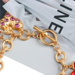 Charm Matching Friendship Bracelets For Women Girl Wholesale Luxury Metal Heart Sweet Crystal Bracelet Boho Valentines Jewelry