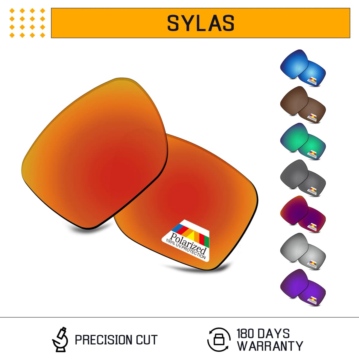 Bwake Polarized Replacement Lenses for-Oakley Sylas OO9448-57mm Sunglasses Frame - Multiple Options
