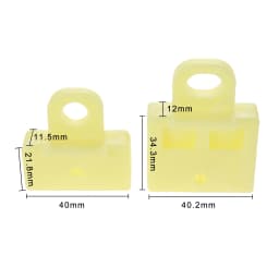 2 Pcs Plastic Power Window Regulator Clips Window Door Glass Channel for Toyota 1988-2015 for Scion 2004-2015