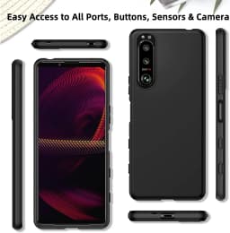 Black Soft TPU Shockproof Case For Sony Xperia 1 5 10 II III  Pro-I IV V 2022 2023