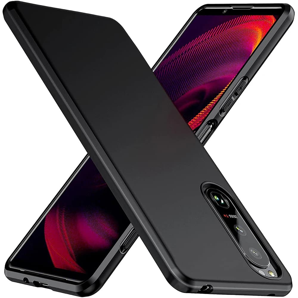 Black Soft TPU Shockproof Case For Sony Xperia 1 5 10 II III  Pro-I IV V 2022 2023
