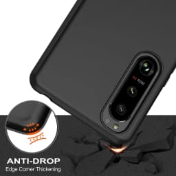 Black Soft TPU Shockproof Case For Sony Xperia 1 5 10 II III  Pro-I IV V 2022 2023
