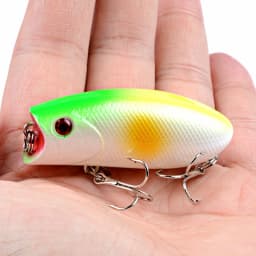 1pcs Floating Popper Crankbait Fishing Lure Sea Topwater Wobblers For Pescaria Tackle Artificial Bait Hard Pike Carp Swimbait