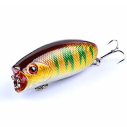 1pcs Floating Popper Crankbait Fishing Lure Sea Topwater Wobblers For Pescaria Tackle Artificial Bait Hard Pike Carp Swimbait