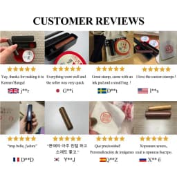 Hanko Stamp for Wood Custom Name Stamp Seal for Calligraphy English Chinese Logo Hand Account Chop Personal Gift Seal