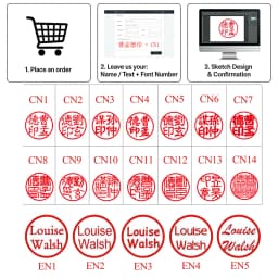 Hanko Stamp for Wood Custom Name Stamp Seal for Calligraphy English Chinese Logo Hand Account Chop Personal Gift Seal