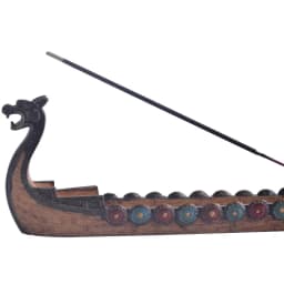 Dragon Boat Incense Stick Holder Burner Hand Carved Carving Censer Ornaments Retro Incense Burners Traditional Design