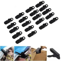10 Pcs Tent Pull Point Clip Outdoor Camping Alligator Hook Buckle for The Crocodile