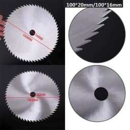 100mm Circular Saw Blade 16/20mm Bore Diameter Cutting Disc Woodworking Wood Plastic Metal Saw Blades Rotary Tool