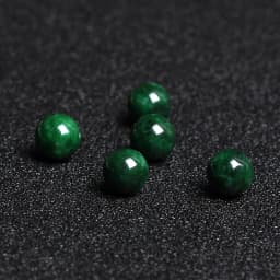 4A Natural Green Dragon Agate Quartz Crystal Single Bead DIY Beads Jewelry Making