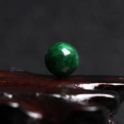 4A Natural Green Dragon Agate Quartz Crystal Single Bead DIY Beads Jewelry Making