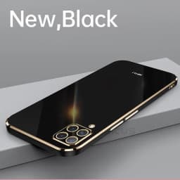 Case For Samsung Galaxy A12 A13 M12 M32 M13 M33 M53 A23 A33 A53 5G A32 A04S A22 A52 A72 A51 Luxury Plating Soft Silicone Coque
