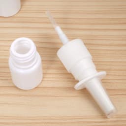 2pcs 10ml/20ml/30ml White Empty Plastic Nasal Spray Bottles Pump Sprayer Mist Nose Spray Refillable Bottling Packaging