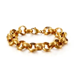 "O" Chain Luxury Stainless Steel Bracelet Men's High Quality Simple Chunky Link Wholesale Dropshipping Gift